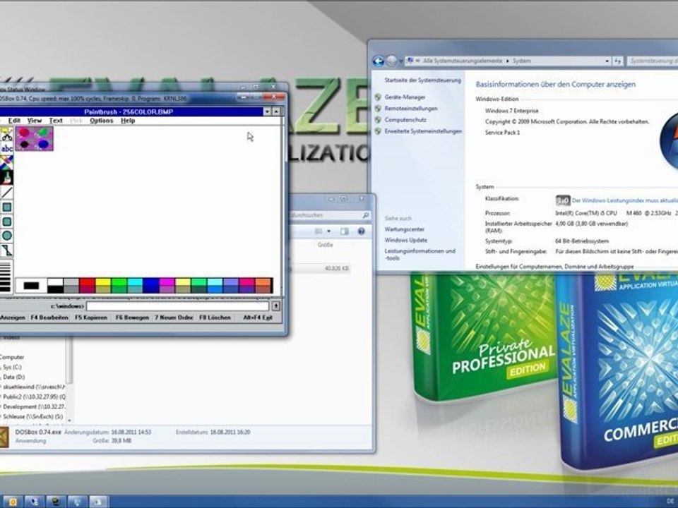 Anwendungsvirtualisierung 16Bit unter Windows 7 64Bit