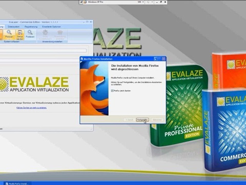 Evalaze application virtualization