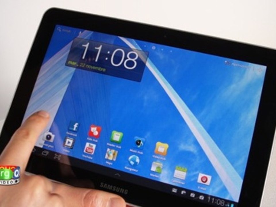 Samsung Galaxy Tab 10.1  - Prise en main