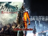 présentation de jeux video édition collections (assassin's creed révélation battlefield 3 xbox360 )