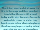 Shopping for Venetian Blinds Online