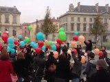 Lacher de ballons : inauguration de NOEL EN FETE2011