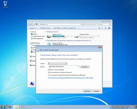 Ajouter un lecteur réseau dans Windows 7 et Windows Vista
