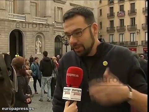 Protestan en Barcelona contra los recortes
