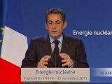 Discours de N. Sarkozy sur la politique énergétique de la France et la pérennité de la filière nucléaire 