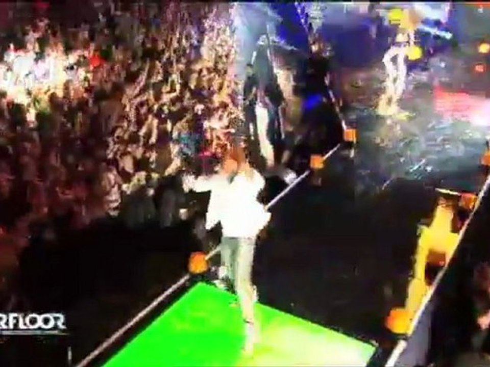 Flo Rida et David Guetta lors du Starfloor FUNRADIO