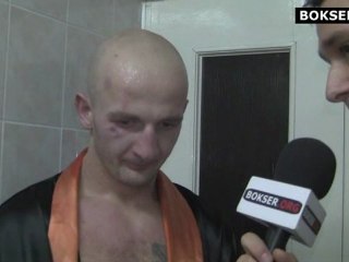 Norbert Dąbrowski po wygranej z Anouarem Boumejjane'em w Białymstoku