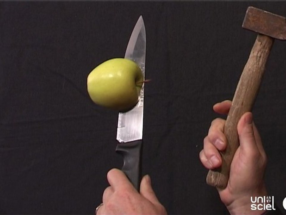 Une autre façon de couper une pomme