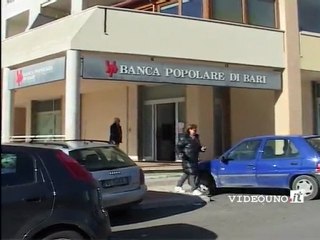 Matera, rapinata la Banca Popolare di Bari