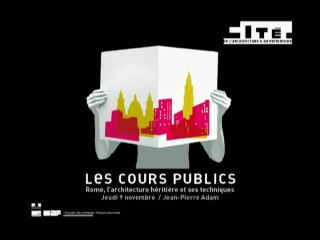 02. Rome, l'architecture héritière et ses techniques