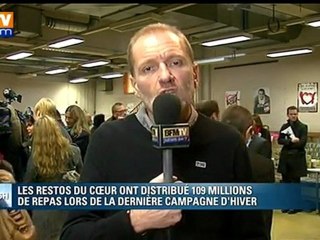 La crise financière pèse sur les Restos du coeur