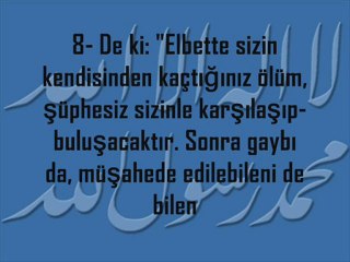 Kabe İmamı Cuma Suresi