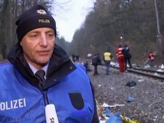 German protesters slow nuke waste train