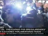 Denuncian posible fraude en Elecciones Parlamentarias rusas