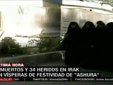 Irak: Muertos y heridos por atentado con bomba