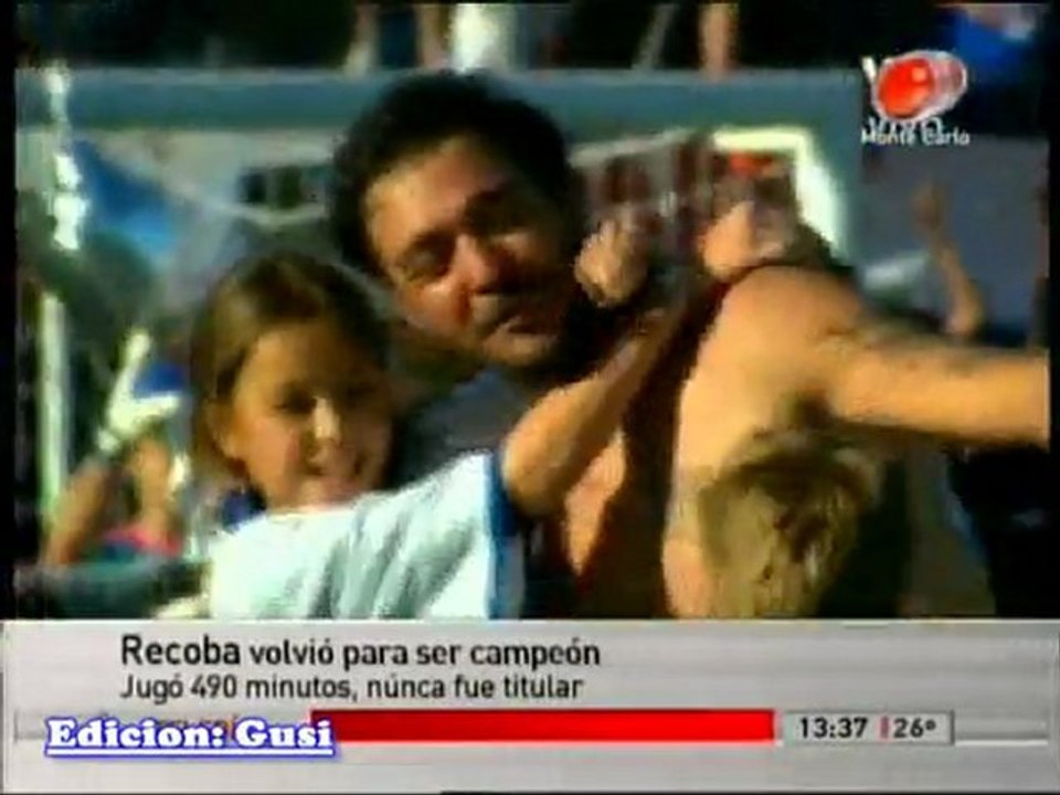 Recoba volvio para ser campeón