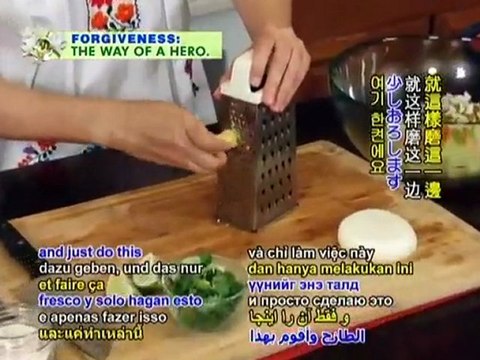 Watermelon Gazpacho and Fresh Burrito with Mango Salsa - 1/2