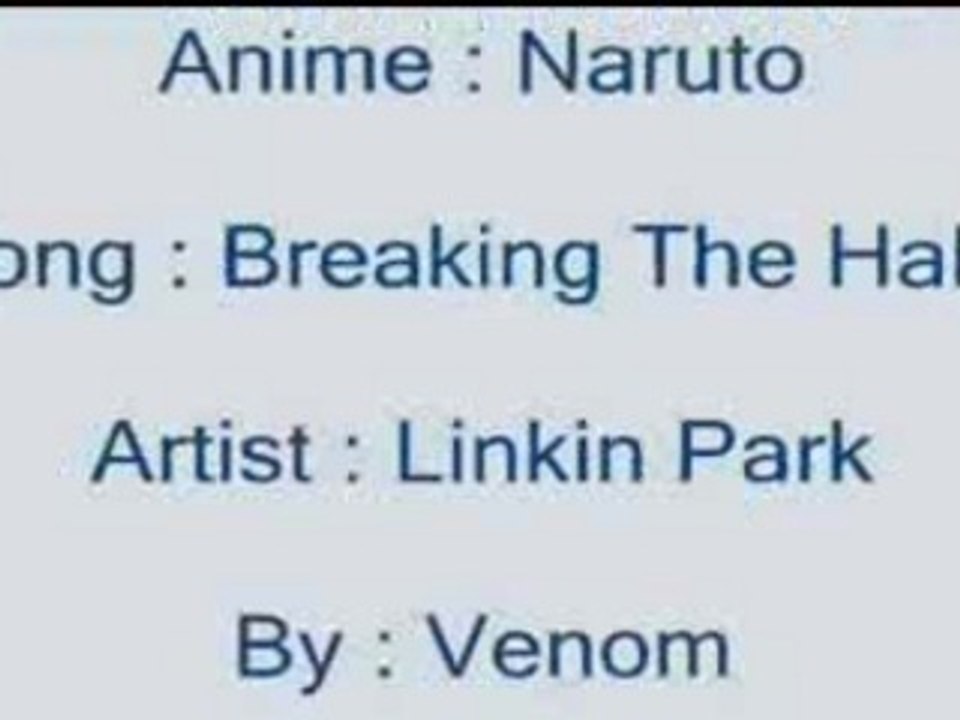 AMV - Naruto - Linkin Park -