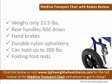 Medline Transport Wheelchair With Brakes Review