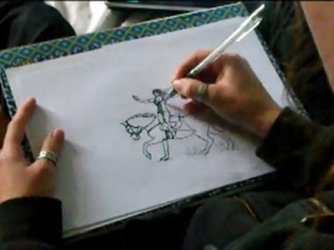 speed drawing voltige cosaque Quaracol
