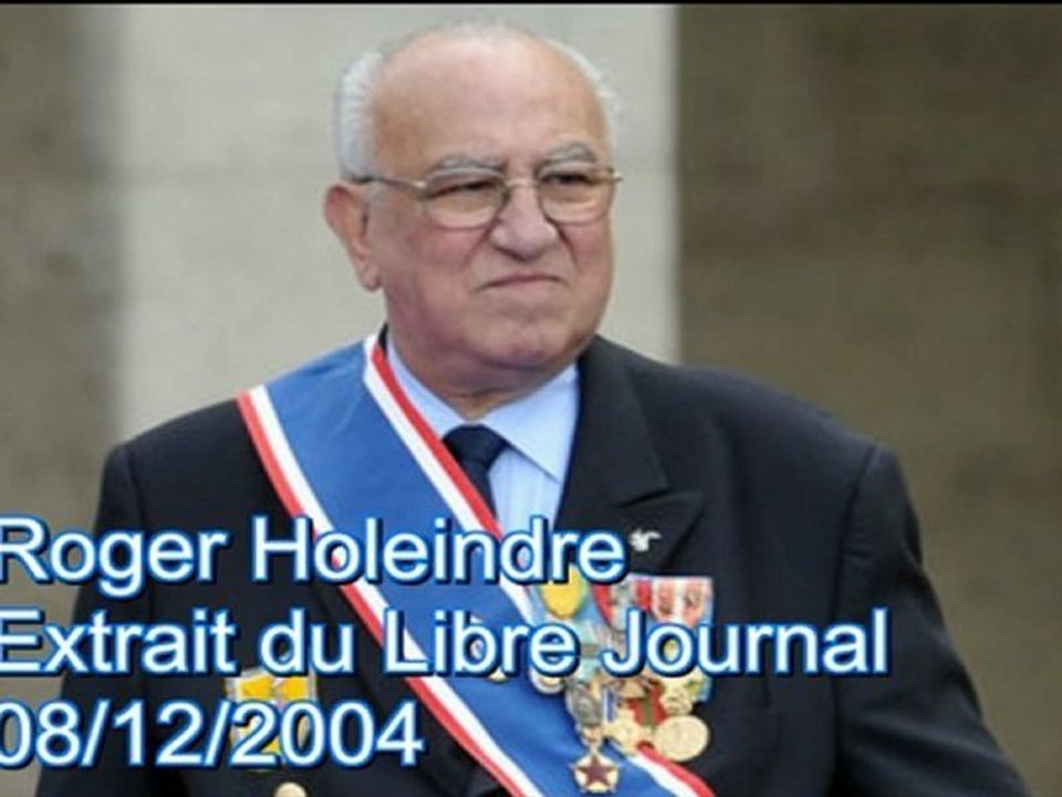 Roger Holeindre dénonce les magouilles du sénat