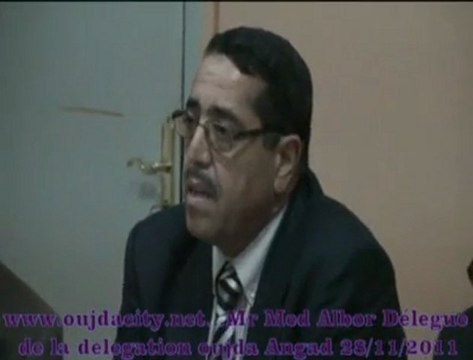 كلمة السيد محمد البور النائب الجديد لنيابة وجدة انكاد خلال حفل التنصيب بمقر نيابة وجدة