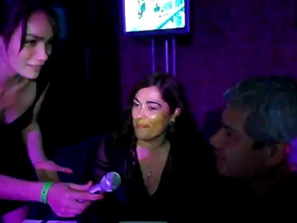 OZ en W Santiago.SYNTHPOP PARTY.entrevistadora exclusiva Models Team Promoter.Models Karen Jessen P