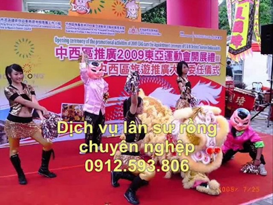 Cho thuê lân sư rồng trống hội xiếc ảo thuật 0912593806