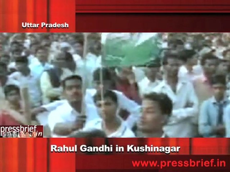 Rahul Gandhi in Kushinagar 4