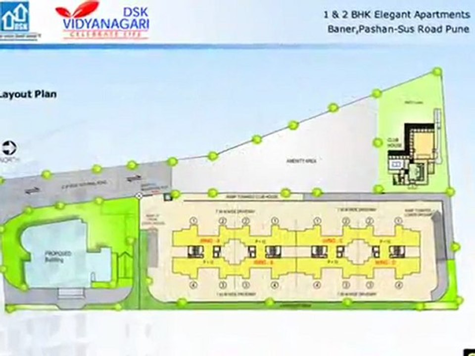 DSK Vidyanagari offers 1 & 2 BHK elegant apartments in Baner , Pune