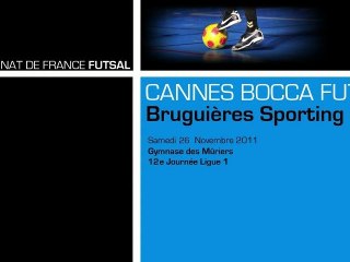 [Ligue 1] CBF - BRUGUIERES SC - 26-11-2011