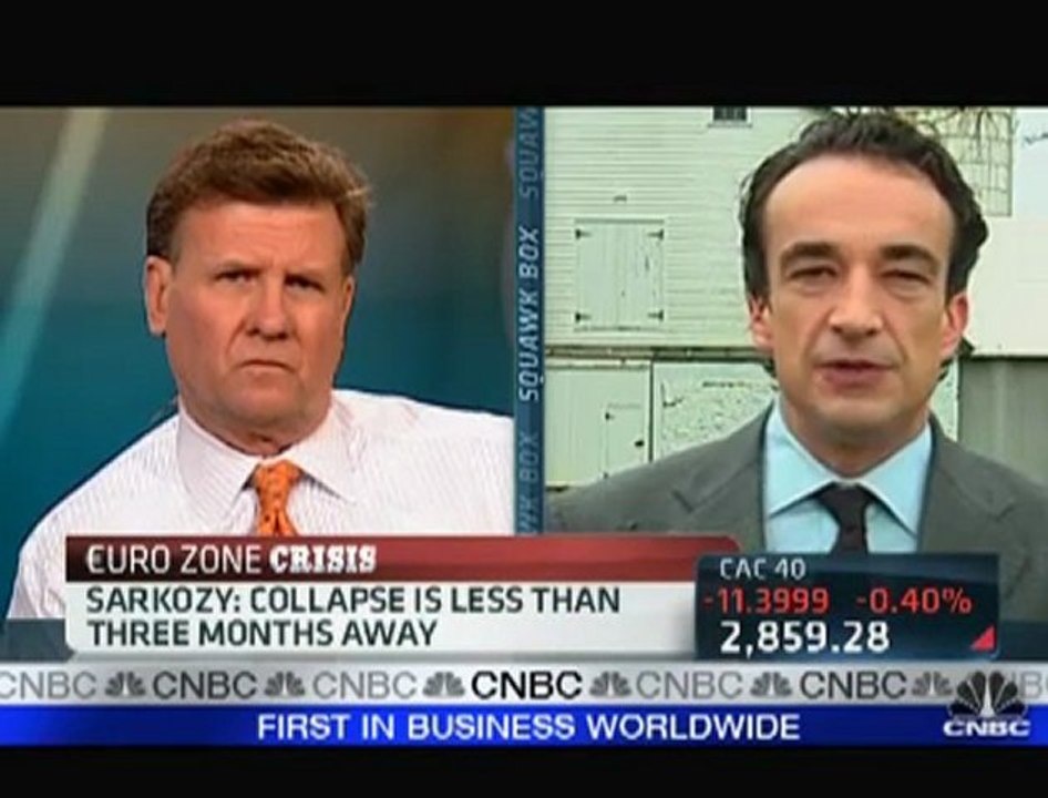 Oliver Sarkozy : "La zone euro est proche du point de non-retour" — CNBC