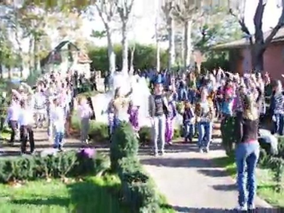 flash mob repete danse castelginest novembre 2011