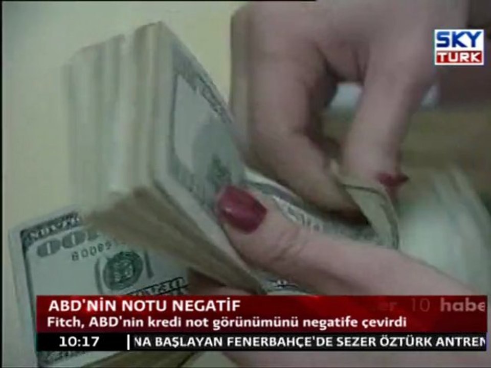 ABD'nin Notu Negatif