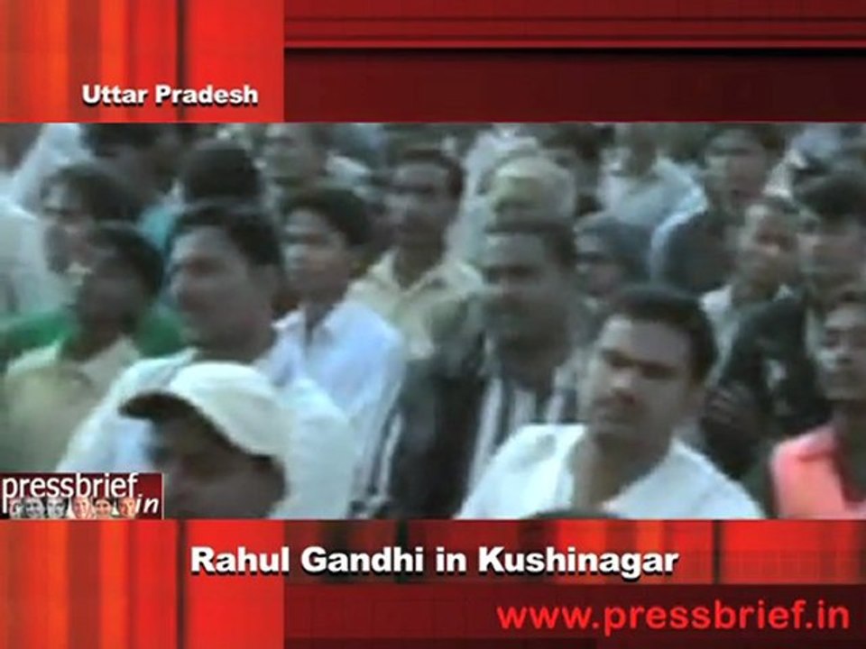 Rahul Gandhi in Kushinagar 7