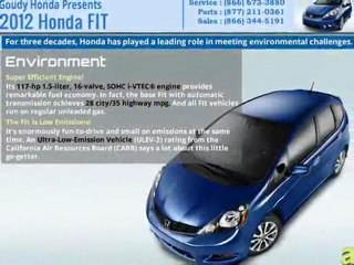 New 2012 Honda Fit Los Angeles by Goudy Honda