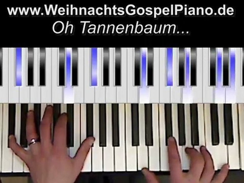 Weihnachtslieder mit noten: oh tannenbaum