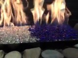 Sacramento Fireplace Low Cost UPGRADE Gas Log, Bead, Glass Options