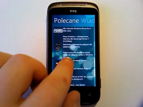 WP 7 World na HTC 7 Mozart