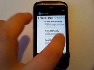 WP7 News PL na HTC 7 Mozart