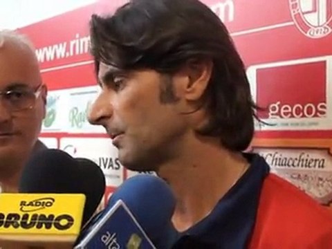 Calcio interviste dopo gara Rimini 1912 - Real Rimini