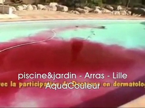 Aquacouleur - Colorant pour piscines / Coloration de piscine - Piscine et Jardin Nord 59 Pas de calais 62