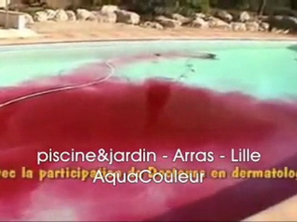 Aquacouleur - Colorant pour piscines / Coloration de piscine - Piscine et Jardin Nord 59 Pas de calais 62