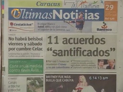 Noticias de primera plana