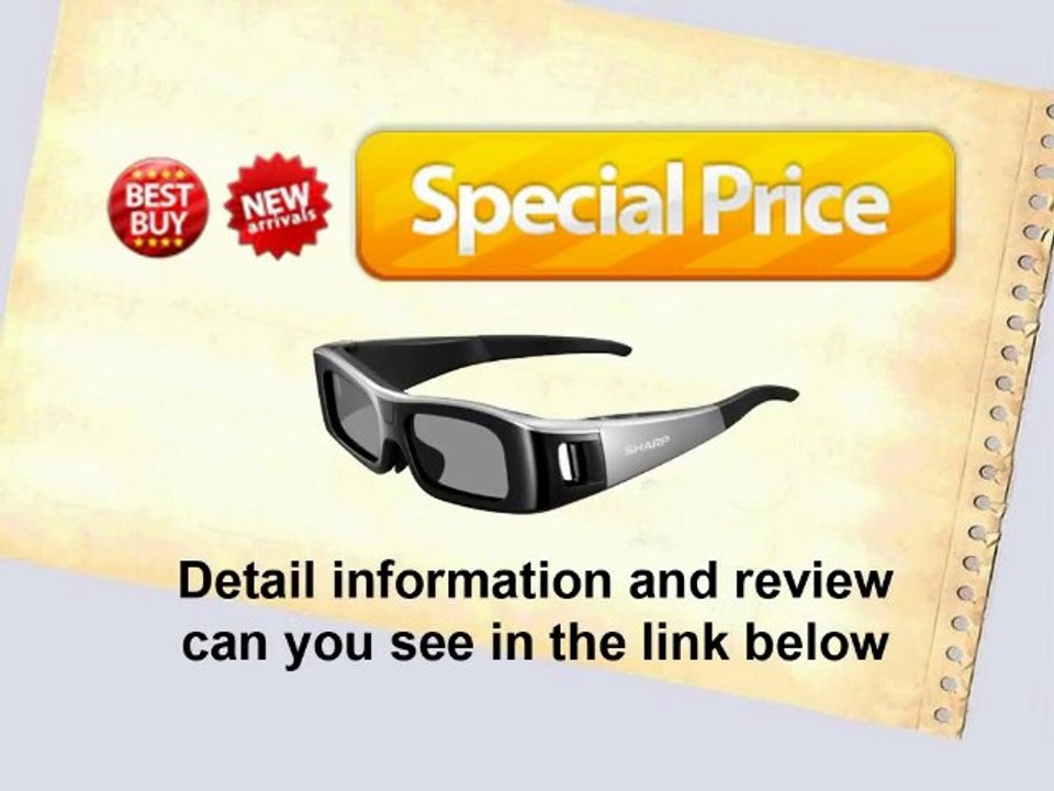 Sharp AN3DG10S 3D Glasses [Silver]