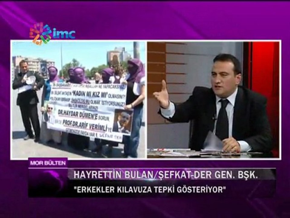 Şefkat-DER Başkanı IMC TV'nin konuğuydu