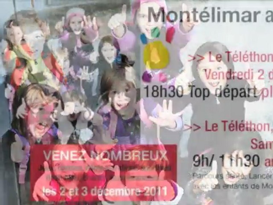 La ville de Montélimar se prépare pour le Téléthon 2011