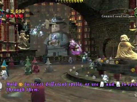 Harry Potter Années 5 à 7 - aperçu des certains des lieux les plus enchanteurs du jeu dont le Ministère de la Magie et la boutique Weasley & Weasley, Farces et attrapes pour sorciers facétieux.