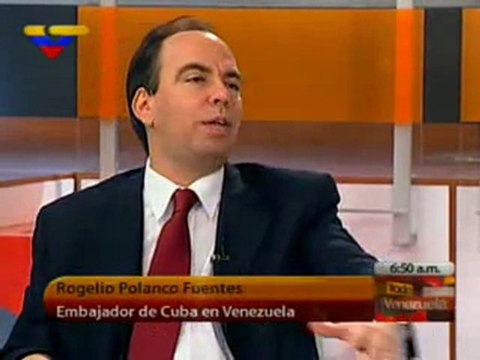 Toda Venezuela: Rogelio Polanco, embajador de Cuba en Venezuela 29.11 2011 2/2