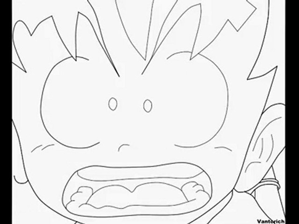 Animation kaméhaméha frame by frame 10'